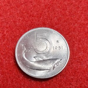 5 Lire Delfino - 1951