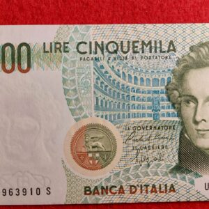 5,000 Lire Bellini 1985 - FDS/FDC