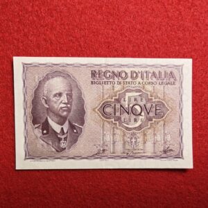 5 Lire Impero 1944 - qFDS/qFDC