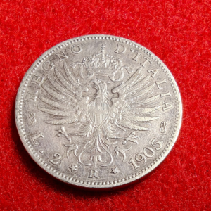 2 Lire Vittorio. Emanuele III 1905 - BB