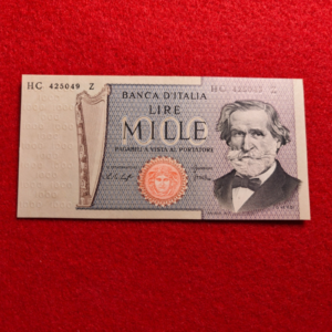 1000 Lire Verdi Tipo II 1977 Serie HC - FDS