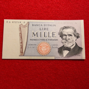 1000 Lire Verdi Tipo II 1969 Serie EA - FDS